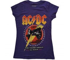 Dámske tričko AC/DC - FTATR ´81 purple - Dámske tričko