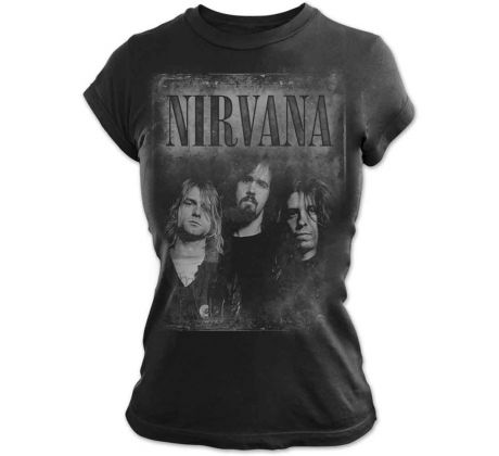 Dámske tričko Nirvana - Faded Faces - Dámske Tričko