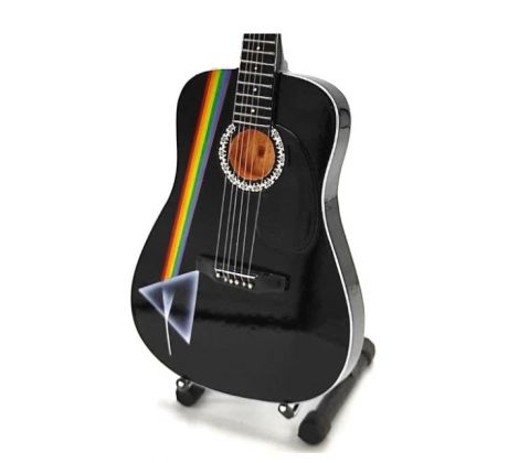 Mini Gitara Pink Floyd - Tribute – Dark Side acoustic (mini guitar)