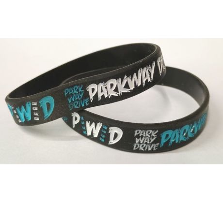 Parkway Drive - Logo blue/white (bracelet/náramok)