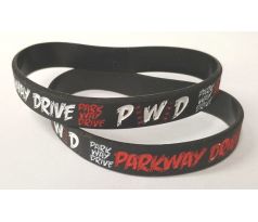 Parkway Drive - Logo red/white (bracelet/náramok)