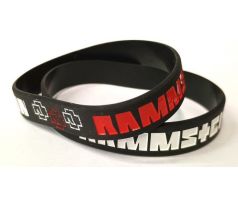 Rammstein - Logo red/white (bracelet/náramok)