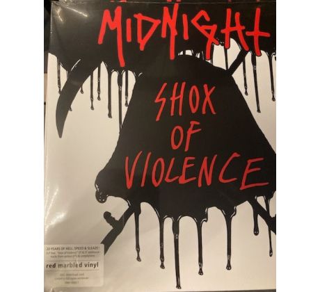 Midnight - Shox Of Violence - Red Marbled Vinyl / 2LP Vinyl