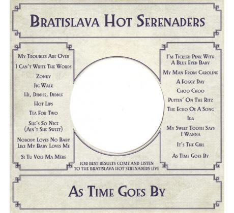 Bratislava Hot Serenaders - As Time Goes By (CD) Audio CD