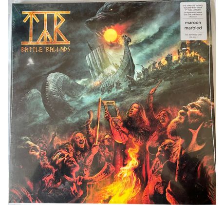 Tyr - Battle Ballads - Maroon Marbled Vinyl / LP Vinyl album