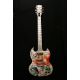 Mini Gitara Pink Floyd - Tribute Gibson SG The Wall (mini guitar)