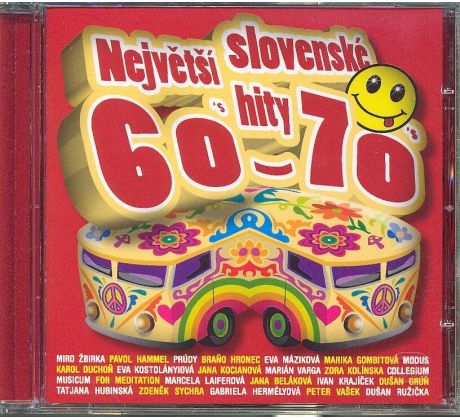 V.A. - Největší slovenské hity 60s a 70s (CD) audio CD album
