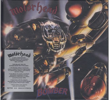 Motorhead - Bomber /40Th Anniversary Deluxe 20 Page Book Edition/ (2CD) Audio CD album