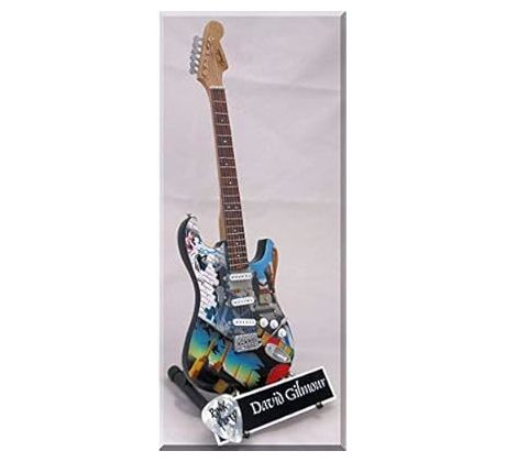 Mini Gitara Pink Floyd - Tribute Fender Stratocaster (mini guitar)