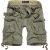 BRANDIT Savage Vintage Shorts OLIVE (kapsáče krátke)