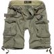 BRANDIT Savage Vintage Shorts OLIVE (kapsáče krátke)