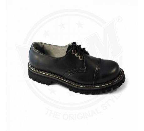 obuv KMM 3-D M 030 - BLACK topánky KMM s oceľovou špicou
