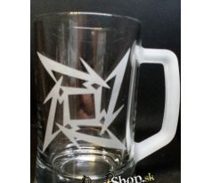 Pivný krígeľ Metallica - Ninja Star (Beer mug glass)