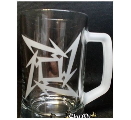 Pivný krígeľ Metallica - Ninja Star (Beer mug glass)