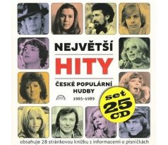 V.A. - Největší hity české populární hudby 1965-1989 (25CD) Audio CD album
