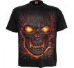 tričko Spiral Skull Lava (men´s t-shirt) I Punk Rock Goth T Shirt Spiral
