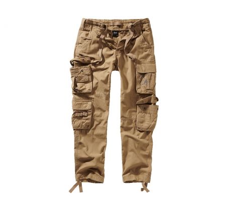 BRANDIT Pure Slim Fit Pants BEIGE (nohavice kapsáče) I dlhé nohavice