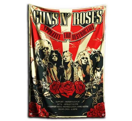 Guns N Roses - Band Appetite (Flag)