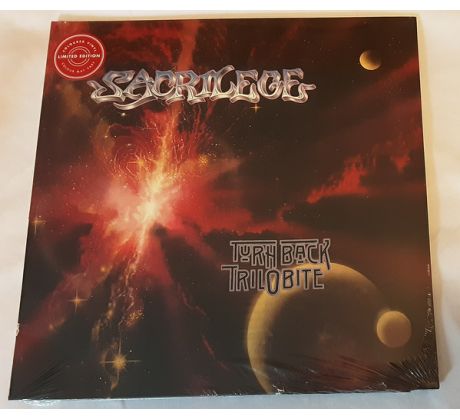 Sacrilege - Turn Back Trilobite - Clear-Black-Red Splatter (2LP) Vinyl album