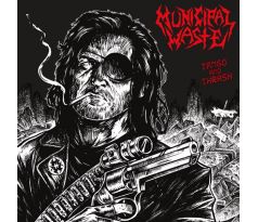 Municipal Waste - Tango And Trash - Single Sided, Black-White Marbled (LP) Vinyl album