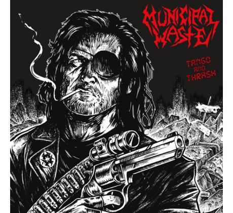 Municipal Waste - Tango And Trash - Single Sided, Black-White Marbled (LP) Vinyl album