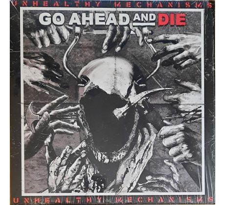 Go Ahead And Die - Unhealthy Mechanism - Black-White Splatter (LP) Vinyl album
