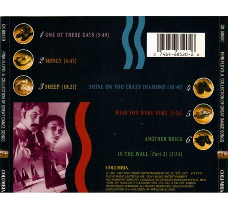Pink Floyd - A Collection Of Great Dance Songs (CD) audio CD album