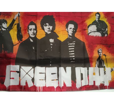 Green Day - Band (Flag) Vlajka