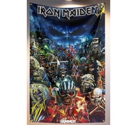 Iron Maiden - Eddie Hammer (Flag) Vlajka