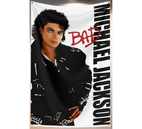 Jackson Michael - Bad (Flag) Vlajka