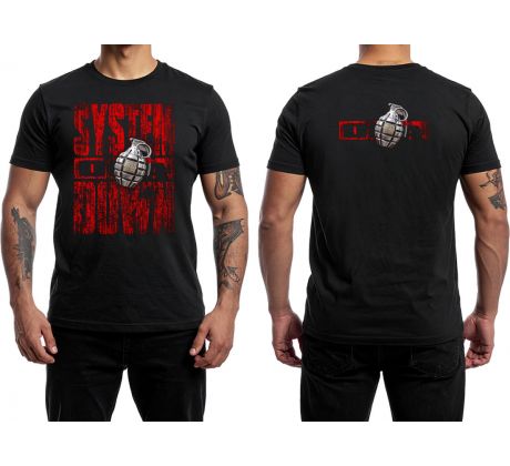 tričko System Of a Down - Logo s Granátom (t-shirt)