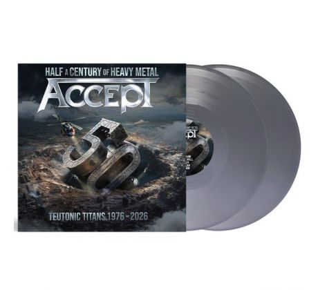 Accept - Teutonic Titans 1976 - 2026 (Solid Silver Vinyl) (2LP) Vinyl album