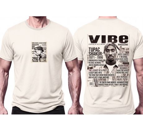 2 PAC Shakur - NewsPepper/White (NT) (t-shirt)