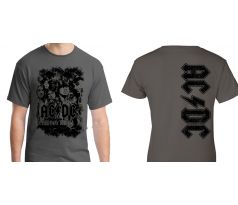 tričko AC/DC - Highway To Hell - šedé t-shirt