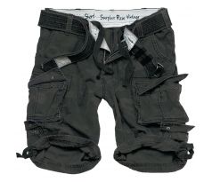 SURPLUS Division Cargo shorts BLACK CAMO (kapsáče krátke) I CDAQUARIUS.COM