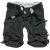 SURPLUS Division Cargo shorts BLACK CAMO (kapsáče krátke)
