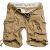 SURPLUS Division Cargo Shorts BEIGE (kapsáče krátke)