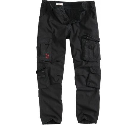 SURPLUS Airborne Slimmy Trousers BLACK (nohavice kapsáče) I CDAQUARIUS.COM