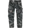 SURPLUS Airborne Slimmy Trousers BLACK CAMO (nohavice kapsáče) I CDAQUARIUS.COM