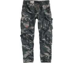 SURPLUS Airborne Slimmy Trousers BLACK CAMO (nohavice kapsáče) I CDAQUARIUS.COM