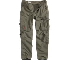 SURPLUS Airborne Slimmy Trousers OLIVE (nohavice kapsáče) I CDAQUARIUS.COM