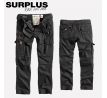 SURPLUS Premium Slimmy Trousers BLACK (nohavice kapsáče) I CDAQUARIUS.COM