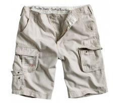 SURPLUS Trooper Cargo Shorts WHITE (kapsáče krátke) I CDAQUARIUS.COM