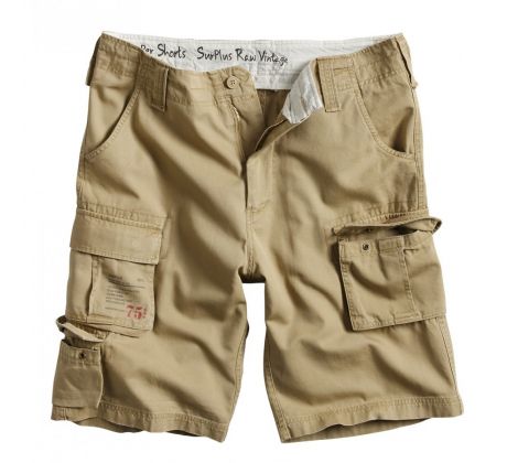 SURPLUS Trooper Cargo Shorts BEIGE (kapsáče krátke) I CDAQUARIUS.COM