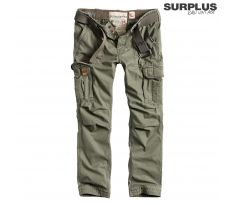 SURPLUS Premium Slimmy Trousers OLIVE (nohavice kapsáče) I CDAQUARIUS.COM