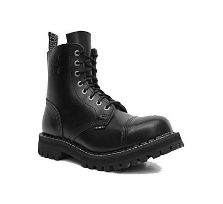 STEEL 8-D - Unisex - BLACK - boty s oceľovou špicou - Steel Boots