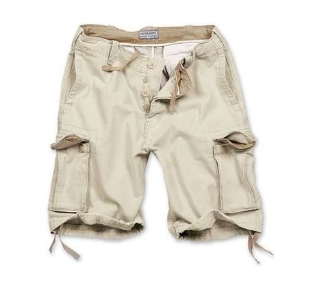 SURPLUS Vintage Shorts Washed BEIGE (kapsáče krátke) I CDAQUARIUS.COM