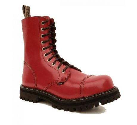 STEEL vysoké 10-D - Unisex - FULL RED