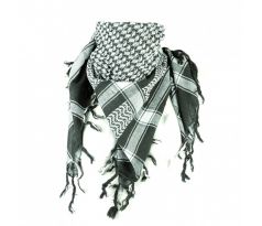 Arafat scarf - Black & White (šatka) I CDAQUARIUS.COM Rock Shop