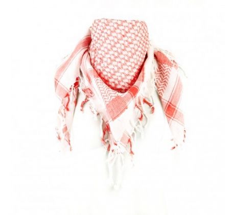 Arafat scarf - Red & White (šatka) I CDAQUARIUS.COM Rock Shop